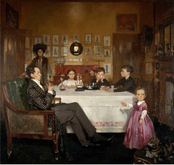 A Bloomsbury Family, 1907 (William Orpen)  (1878–1931) National Galleries of Scotland, GMA 881